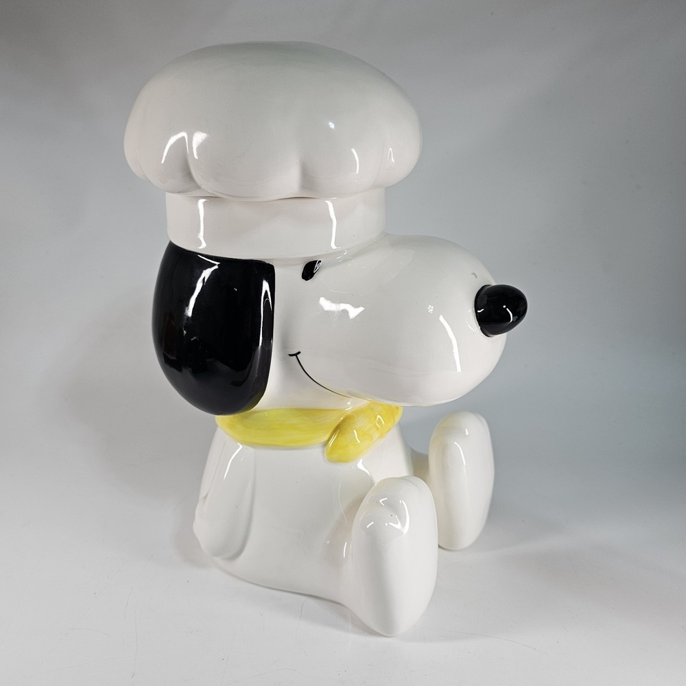 Vintage Peanuts Snoopy Chef 11" Cookie Jar Made in Japan UF Syndicate 1958 1966